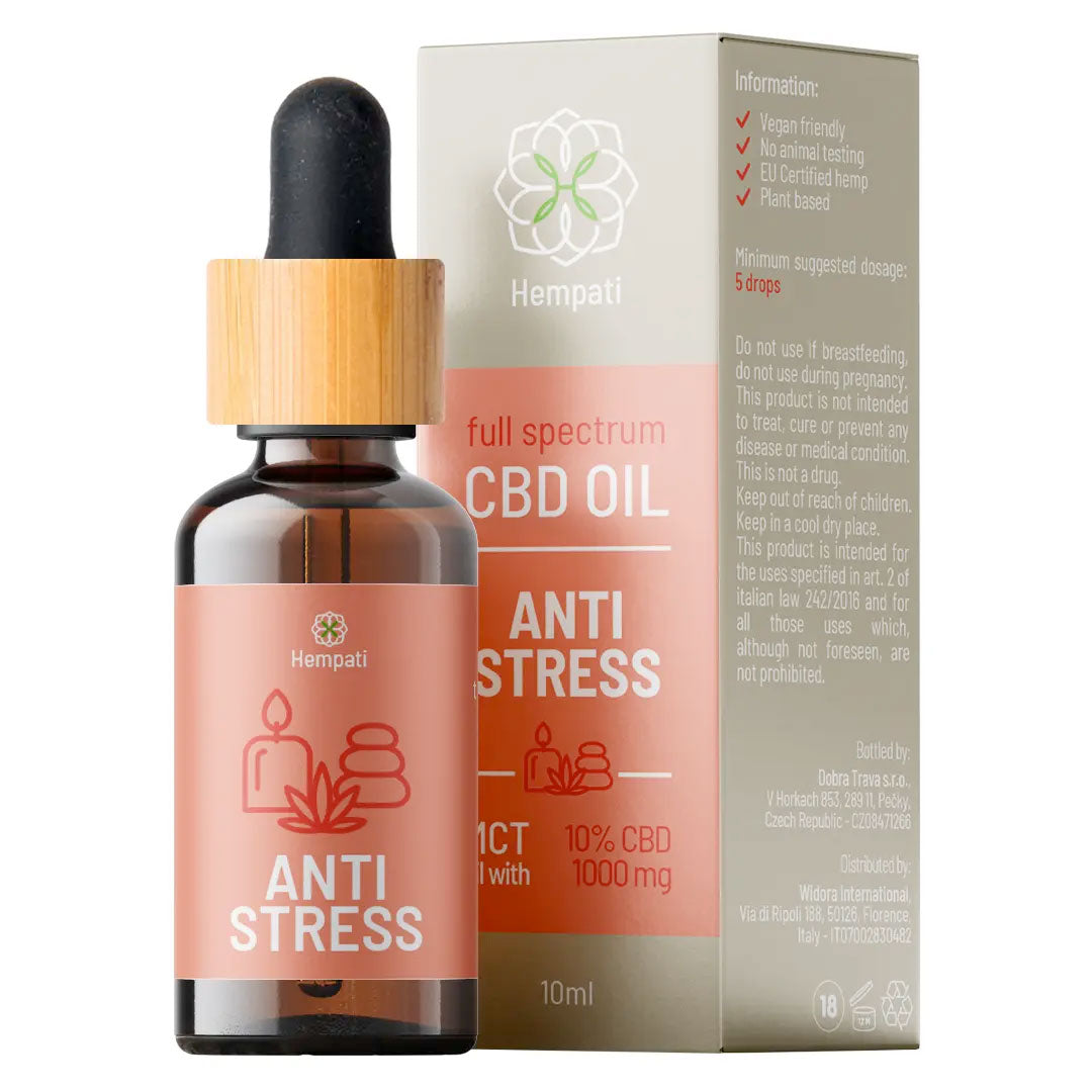 CBD oil 10% anti-stress